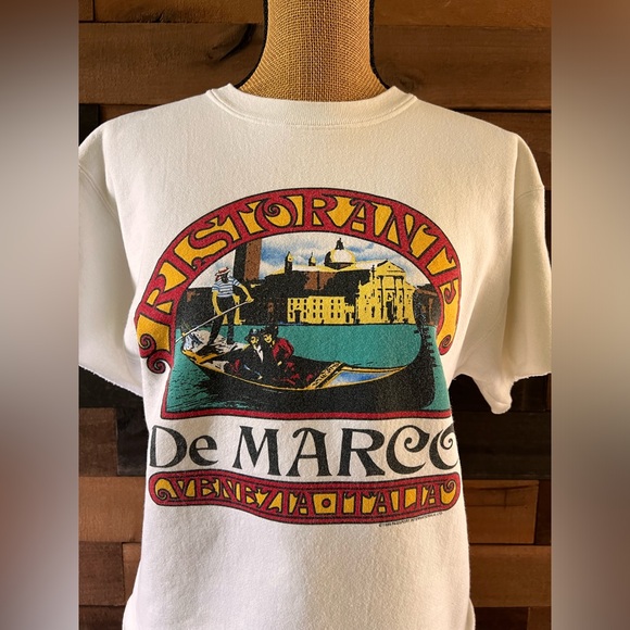 Vintage 1989 Passport Internationale RISTORANTE De MARCO, Venezia Cut Off Top - Picture 3 of 11